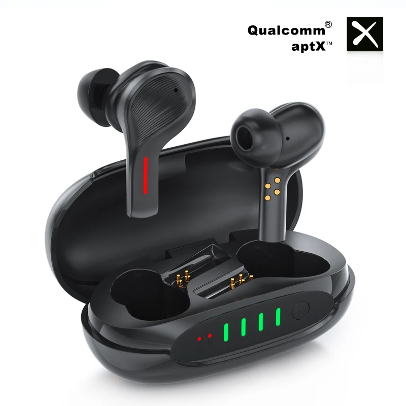 Buy Sport Headset Earphones Qcc3020-Chip Call Hifi Stereo Noise-Reduction Wireless Earbuds GR6JemgoEMV