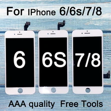Écran LCD tactile pour iPhone 6 6S, affichage numériseur de montage de remplacement pour iPhone 7, nouveau,=