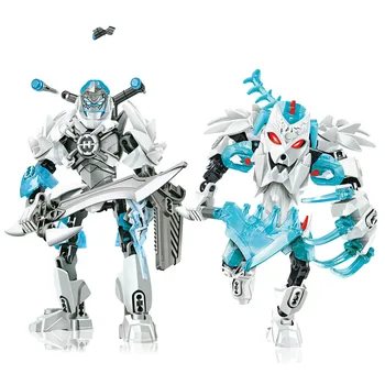 

Hero Factory 2pcs/Set STORMER & FROST BEAST Building Block Set Toys For Children Boy Christmas Gift