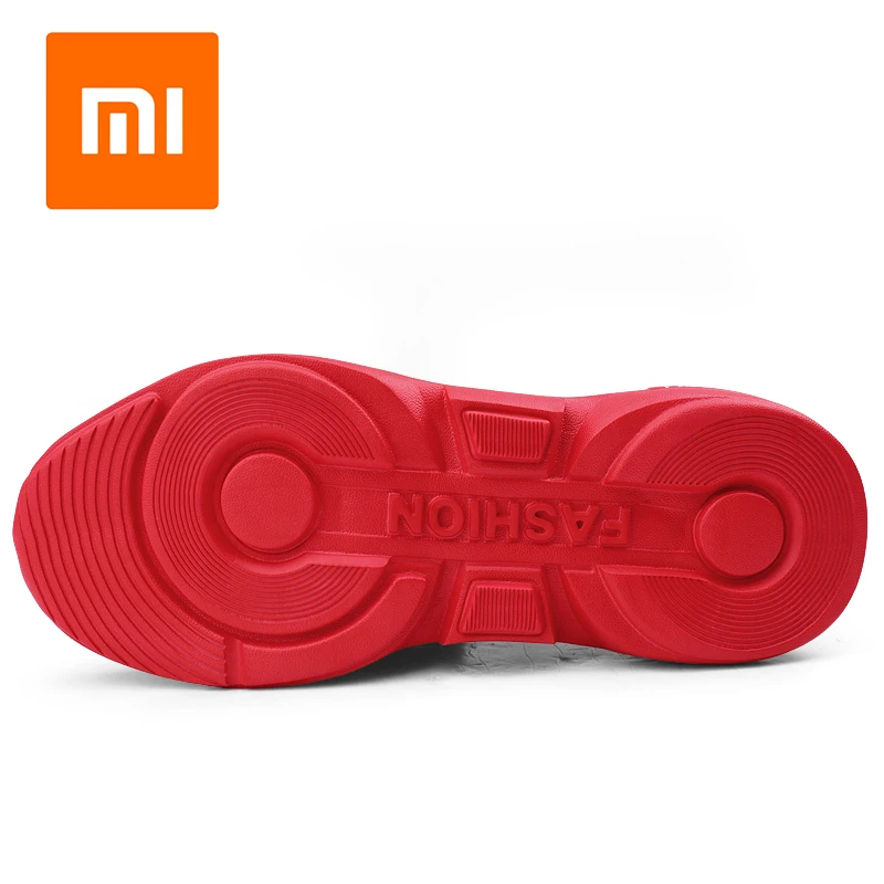 Xiaomi, мужская повседневная обувь, летающий тканевый супер светильник, обувь для бега, без шнуровки, носок, кроссовки для улицы, бега, ходьбы, сетка, тенниса