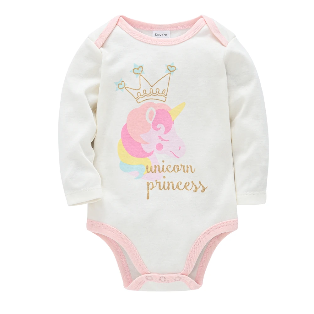 

Princess Unicorn Cartoon Newborn Baby Girl Boy Bodysuits Jumpsuit bebe fille Cotton Infant Baby Girls Sleepers Toddler Pjiamas