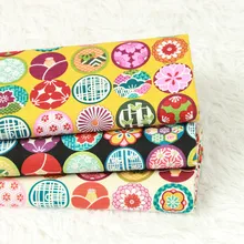 Полуярд slub хлопок ткань мягкий бриз печати ручной работы DIY швейное изделие для сумки платье Ткань хлопок B377