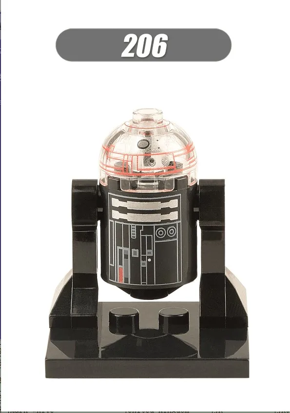 20 шт. XH332 XH206 XH525 XH528 Звездные войны 7 The Force Awakens R2D2 робот BB8 BB-8 строительные блоки детские игрушки