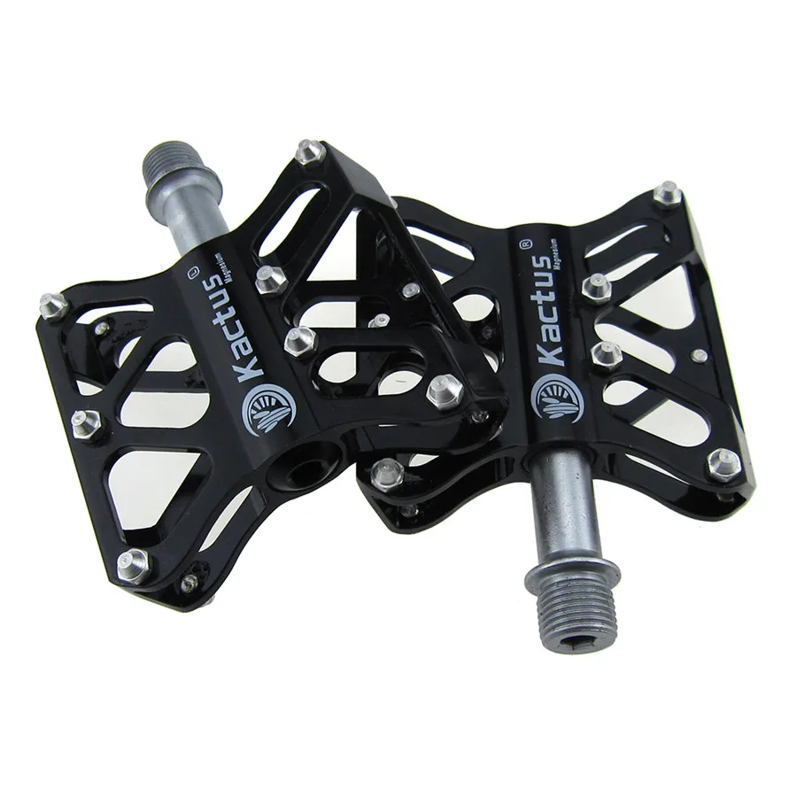 Billige Kactus 217 gr para ultra licht Titan Achse Fahrrad Pedal CNC Radfahren road MTB Bike pedale 6 lager magnesium legierung körper