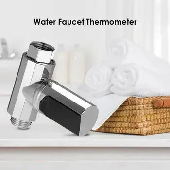 

LED Display Tap Water Temperature Gauge Sensor Fast Induction Speed Sensitivity Heat Resistance Household Bathroom Accessories