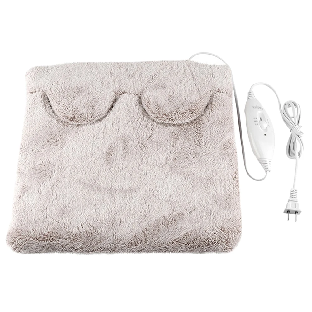 

Practical Floor Carpet Long Plush Electric Non Slip Winter Home Office Feet Warmer Heating Mat Pad Professional Unisex