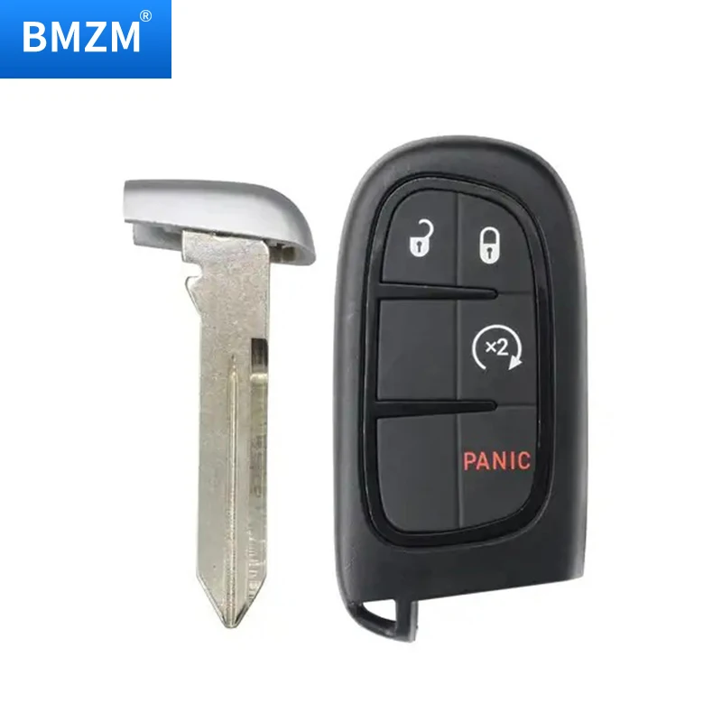 BMZM JE004 для 2014 2019 Jeep free светильник 3 + 1 кнопка ASK433.92MHZ smart key PCF7953M 4A чип FCC ID: GQ4 54T/CY24|Ключ