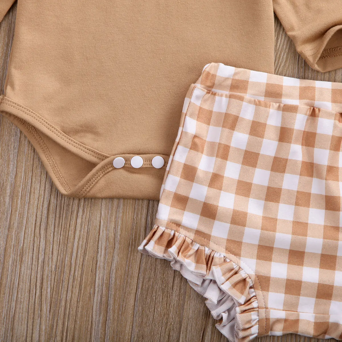 От 0 до 24 месяцев; комбинезон для младенцев мальчиков девочек Комбинезон клетчатые шорты, штаны, комплект с ободком