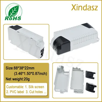 

10pcs/Lot abs plastic project box case plastic enclosure diy box enclosure 88*38*23mm