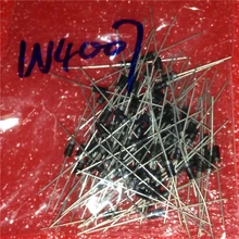 100 шт./лот 1N4007 4007 1A 1000V DO-41 с выпрямительным диодом на