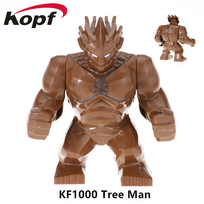 

Building Blocks Action Tree Man Hulk Thanos Batman Bricks Big Figures Education Kid Toy Christmas For Kids Toy KF1000