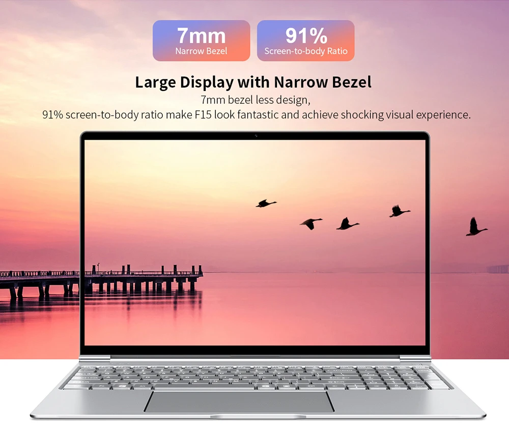  Teclast F15 Computer Portatile da 15.6 Pollici 1920X1080 Finestre 10 Os Intel N4100 Quad Core 8 Gb 