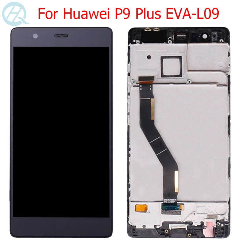 Оригинальный ЖК дисплей P9 Plus для Huawei с рамкой сенсорный экран 5 &quotHuawei EVA L09 VIE экран|Экраны мобильных