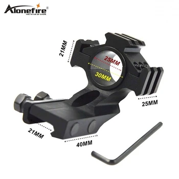 

Alonefire Y0042 25-30 mm Ring Adapter 21mm Rail base Weaver Picatinny Airsoft Rifle Shot gun Laser Sight Scope Dovetail mounts
