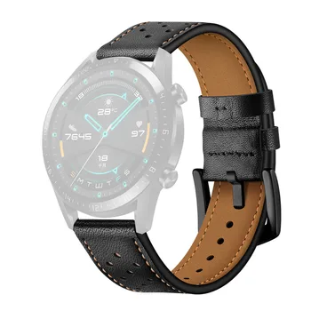 

Smart Accessory Leather Wrist Strap For Huawei GT 2 Replacement Watch Band Wristband Strap For Huawei GT 2 Smart Watch 46MM