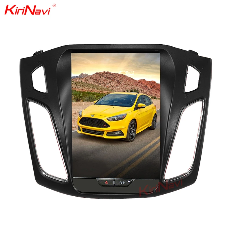 KiriNavi вертикальный экран 10," Android 8,1 Автомобильная магнитола gps навигация для Ford Focus Автомобильный Dvd мультимедийный плеер Bluetooth 2012