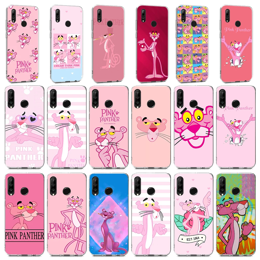 Pink Panther Soft Case for Huawei Mate 30 20 Lite Pro Nova 5i 4 3i 3 Y6 Prime 2018 Y9 2019 |