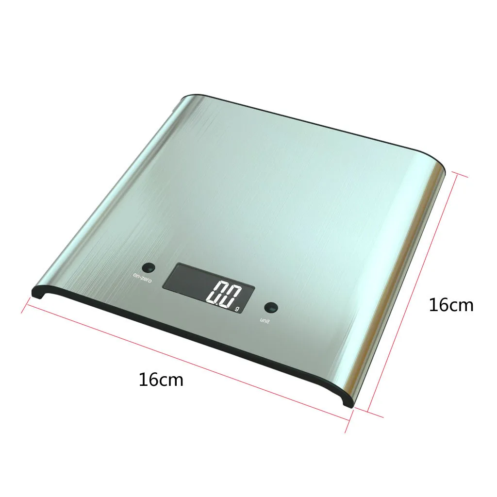 

5 kg Electronic Digital Kitchen Kitchen Scales Accuracy LCD Display Stainless Steel Home Decoration Accessories Bascula Cocina