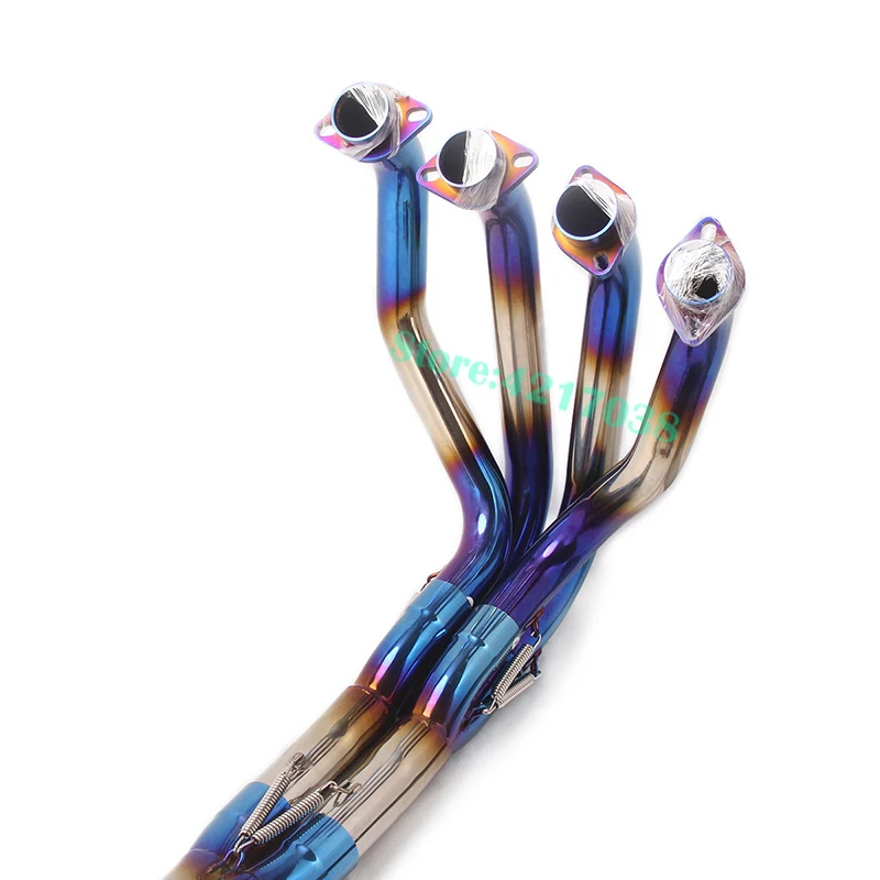 Full System Motorcycle Exhaust For Kawasaki Z900 2017-2020 Years Modified Escape Carbon Fiber Muffler Front Middle Link Pipe - Image 6