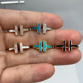 

1: 1 925 Sterling Silver Classics European And American Style High Quality Rings Women Logo Hot Fashion Jewelry Valentines Gift