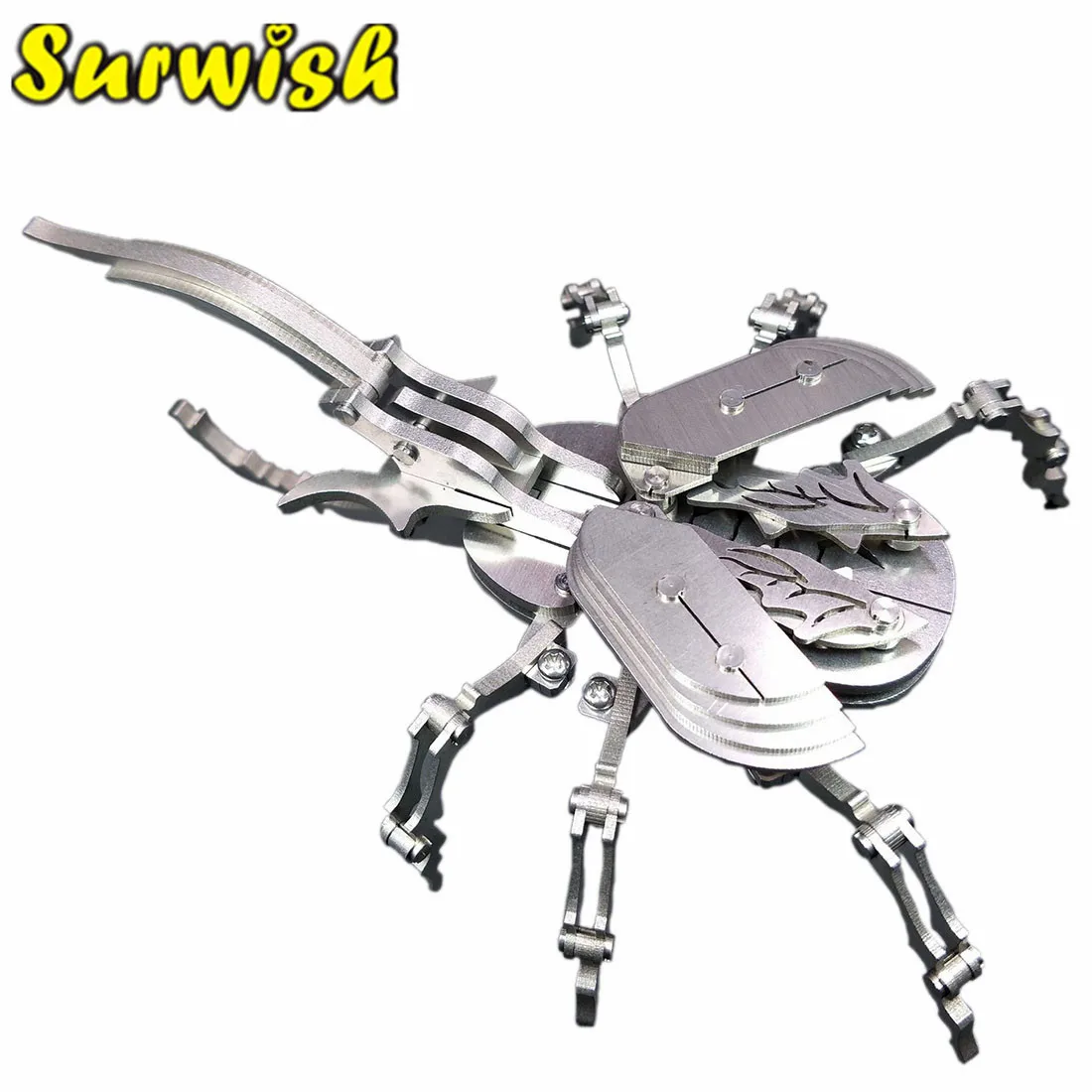 Surwish DIY Набор сборных моделей 3D из нержавеющей стали съемная модель насекомого