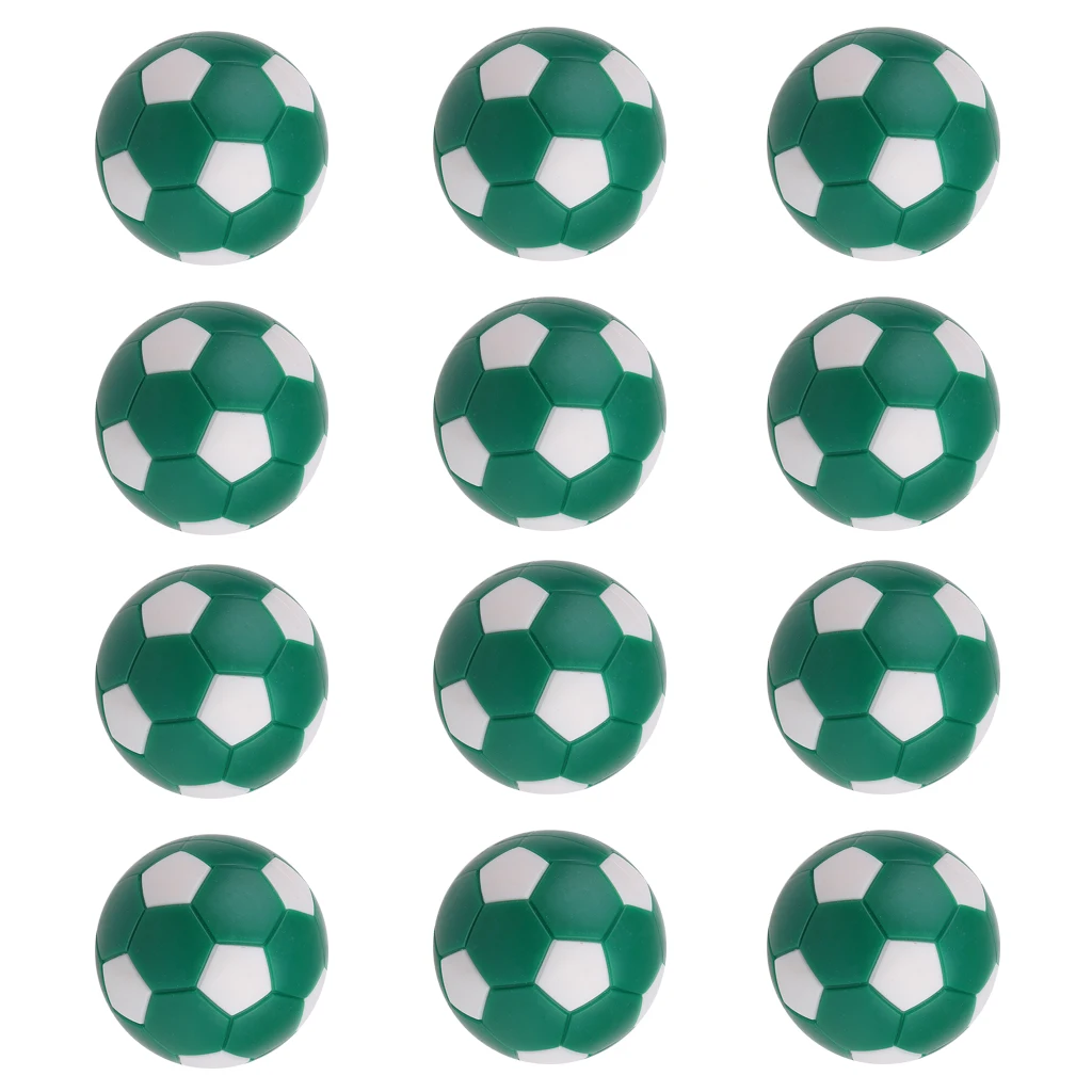 Foosball Table Replacement Foosballs- 36mm Mini Table Soccer Balls- 24 Pieces, Purple& Green
