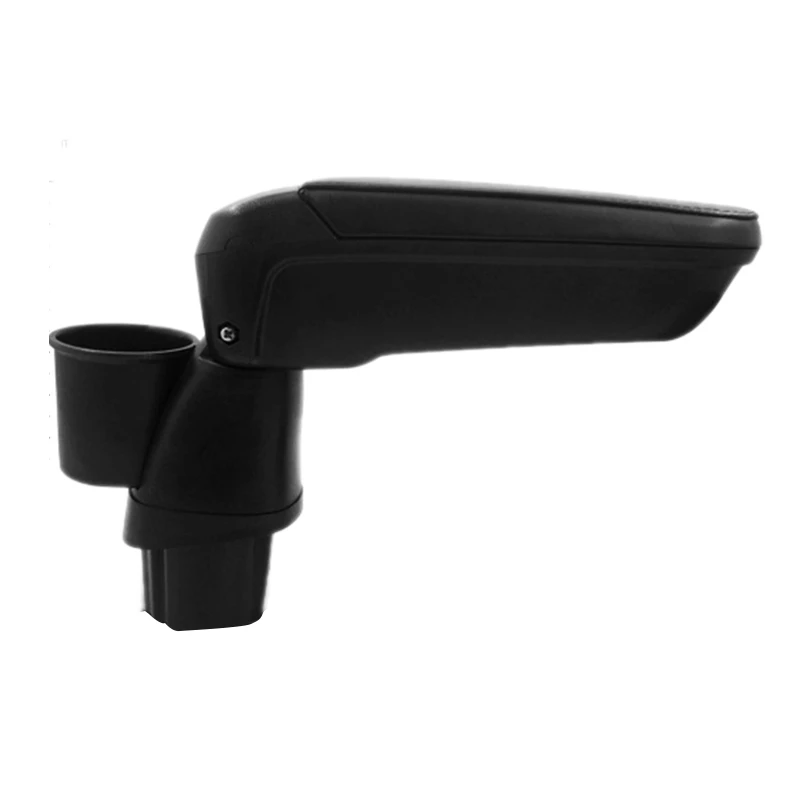 Leather PU Armrest Storage Box for Smart 453 Fortwo Forfour 2015-2018 with Cup Holder Locker Container Car Accessories