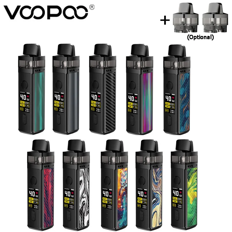 Оригинальный VOOPOO VINCI Mod Pod Kit вейп с аккумулятором 1500 мач картриджем 5 мл