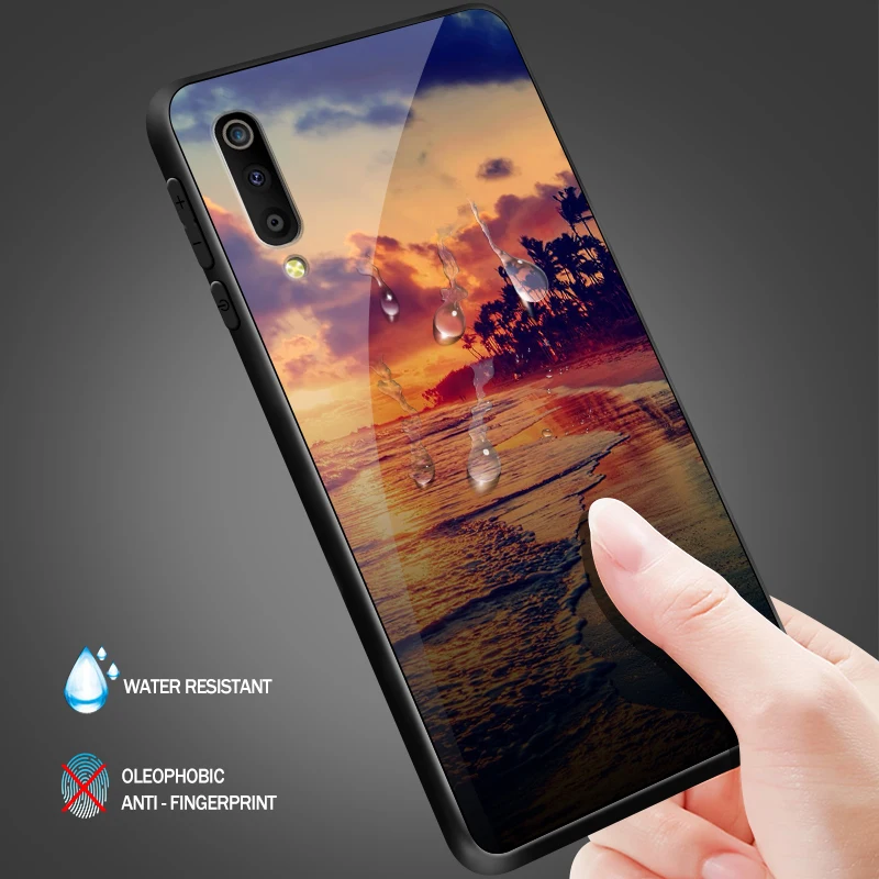 Чехол для телефона для samsung Galaxy A10 A20 A30 A40 A50 A6S A70 A8S A80 A90 закаленное Стекло чехол J4Plus M10 M20 M30 Note9 защитный чехол
