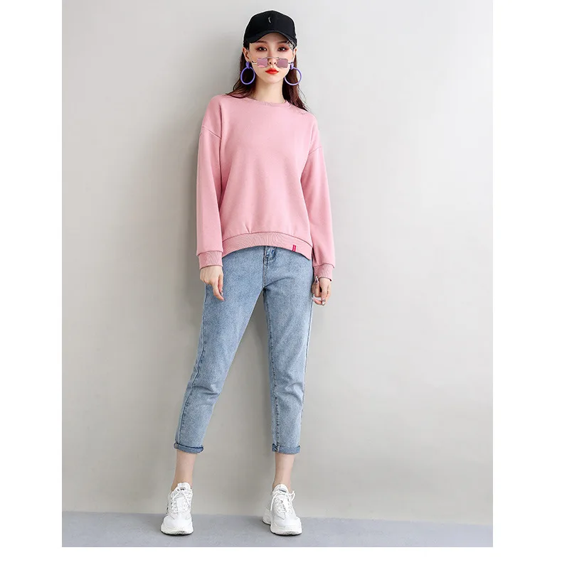 Черная Толстовка для женщин kpop, негабаритная толстовка с принтом kawaii harajuku sweat femme, женская осенняя одежда