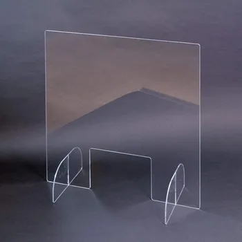 

Protective Shield For Office Work Sprayed UV Cut Transparent Height Clear Perfection Reception Side Sale Counter Protection #F5