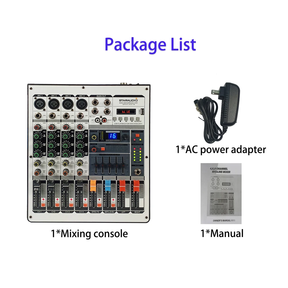 package list of the mixer