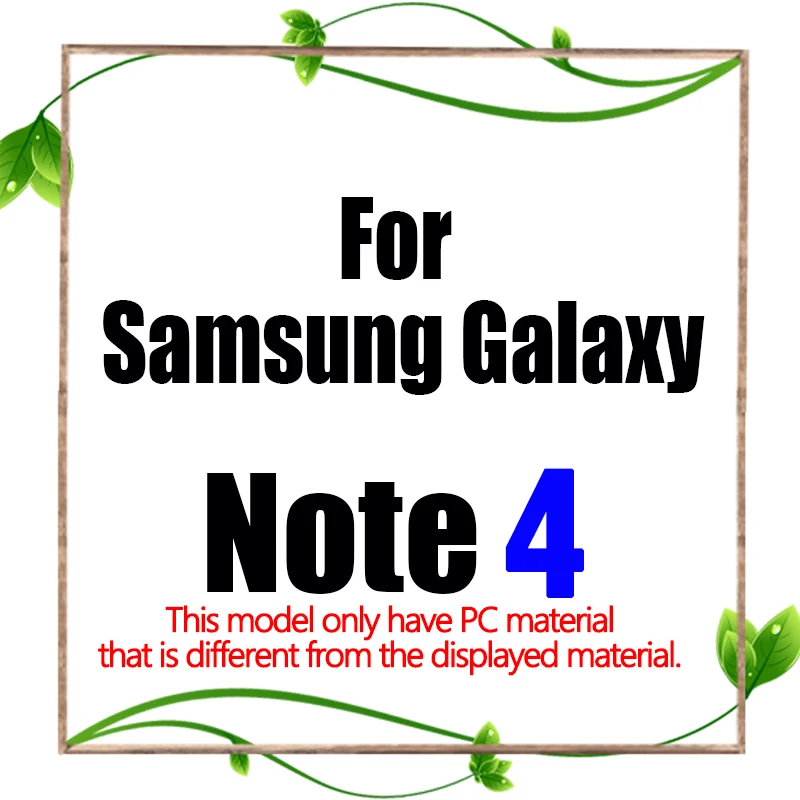 for galaxy note 4 Чехол-накладка для iPhone 5, 6s, 7, 8 plus, X, XR, XS, 11 pro, max, samsung Galaxy S6, S7 edge, S8, S9, S10 plus - Цвет: for galaxy note 4