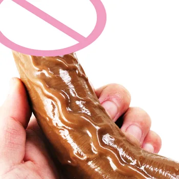 Inflatable Realistic Dildo Suction Cup Anal Butt Plug Real Big Penis Dong Sex Toys Women Vaginal Stimulation Pump Masturbation 5