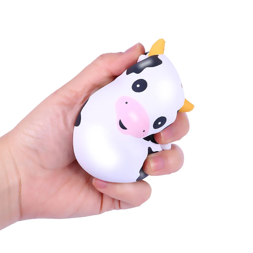 4 Pcs Adorable Animals Slow Rising Stress Relief doll Squeeze Decompression Toy Funny Holiday Gift Simulation Cartoon toy #C