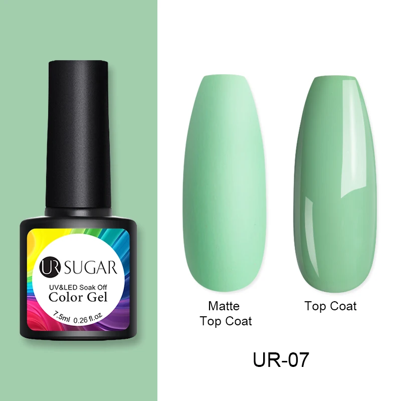 Autumn 7 Ur Sugar 7,5 мл, 27 цветов, Гель-лак для ногтей, розовый, телесный, серый, для зимы, долговечный маникюр, замачиваемый, УФ светодиодный УФ-гель для дизайна ногтей, лак - Цвет: Autumn 7