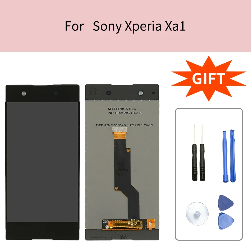 ЖК дисплей 5 0 дюйма для SONYXperia XA1 G3116 G3121 G3123 G3125 G3112 дигитайзер в сборе сенсорный