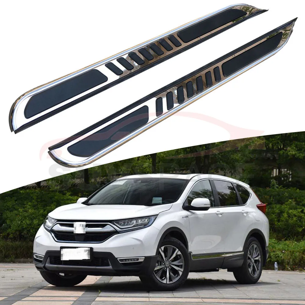 Боковой Шаг подходит для Honda CRV 2017 2018 2019 2020 Беговая доска nerf bar 2 шт. Левая Правая