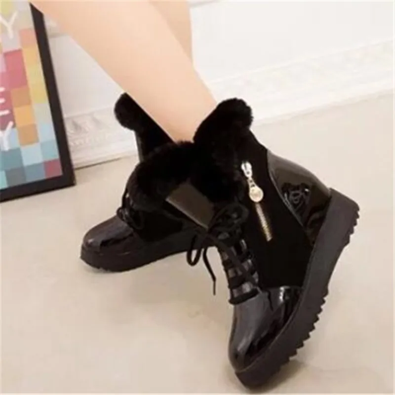 

Snow Boots Women Winter Shoes Platform Boots Cotton Shoes Womans Boots Comfortable Warm Sneakers Winter High Top Women Booties