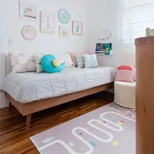 Детские Напольные Нескользящие Коврики для игры для мальчиков и девочек комнатный пол прыжки сетки цифровые шашки коврик ковер детский ползающий декор комнаты игровой коврик