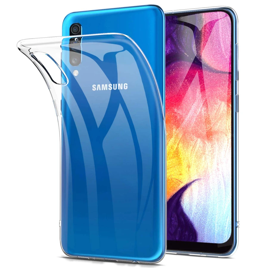 Силиконовый мягкий ТПУ чехол для samsung A10 A20 A30 A40 A50 A60 A70 A80 A90 A20e A50s A30s A20s M10 M20 M30 M30s