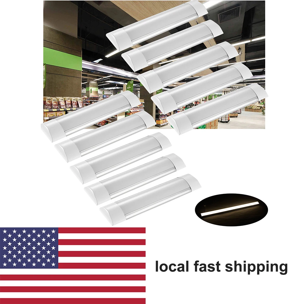 

5pcs/lot Tube Led Linear Lamp 220V 230V fluorescente led Light 10W 20W 30W 40W High Lumen Led Tube Purification Wall Lamp 2835