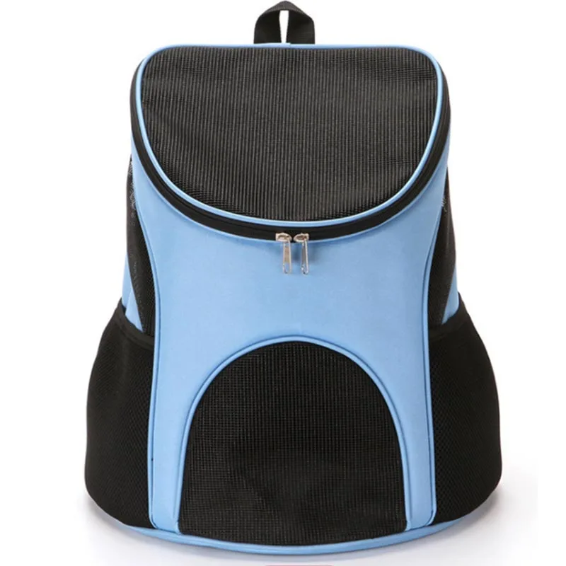 Sky blue Модная дорожная сумка для собак, кошек, сумка для путешествий, сумка из дышащего нейлона, рюкзак для маленьких, средних и больших собак, удобный рюкзак для путешествий - Цвет: Sky blue