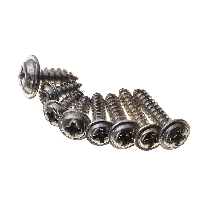 

ZENHOSIT 340Pcs M3/M4 Phillips Screws Truss Stainless Steel Set Round Head Cross PWA Self-tapping Screw Fastener For Woodworking