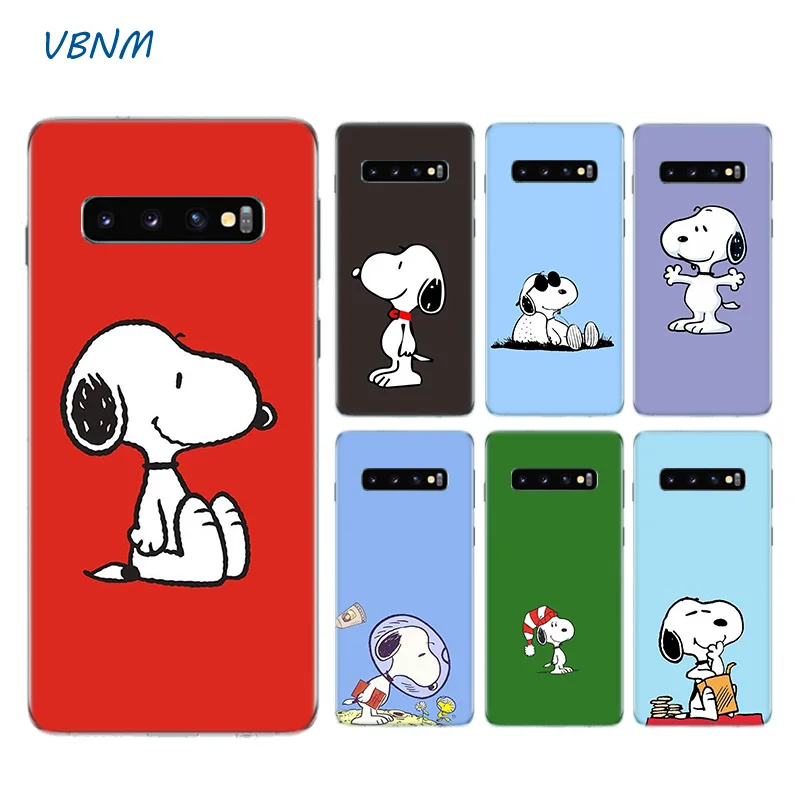 

Cute Snoopys Cartoon Soft TPU Case For Samsung Galaxy S8 S9 J4 J6 A8 A6 Plus + J8 A7 A9 2018 Note 9 8 S6 S7 Edge Shell Cover