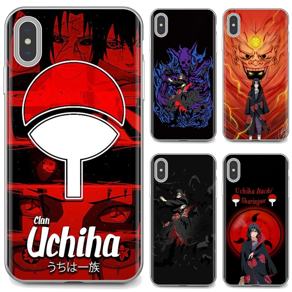 Для Huawei Y6 Y5 2019 для Xiaomi Redmi Note 4 5 6 7 8 Pro Mi A1 A2 A3 6X 5X 7A силиконовый корпус naruto Itachi Uchiha