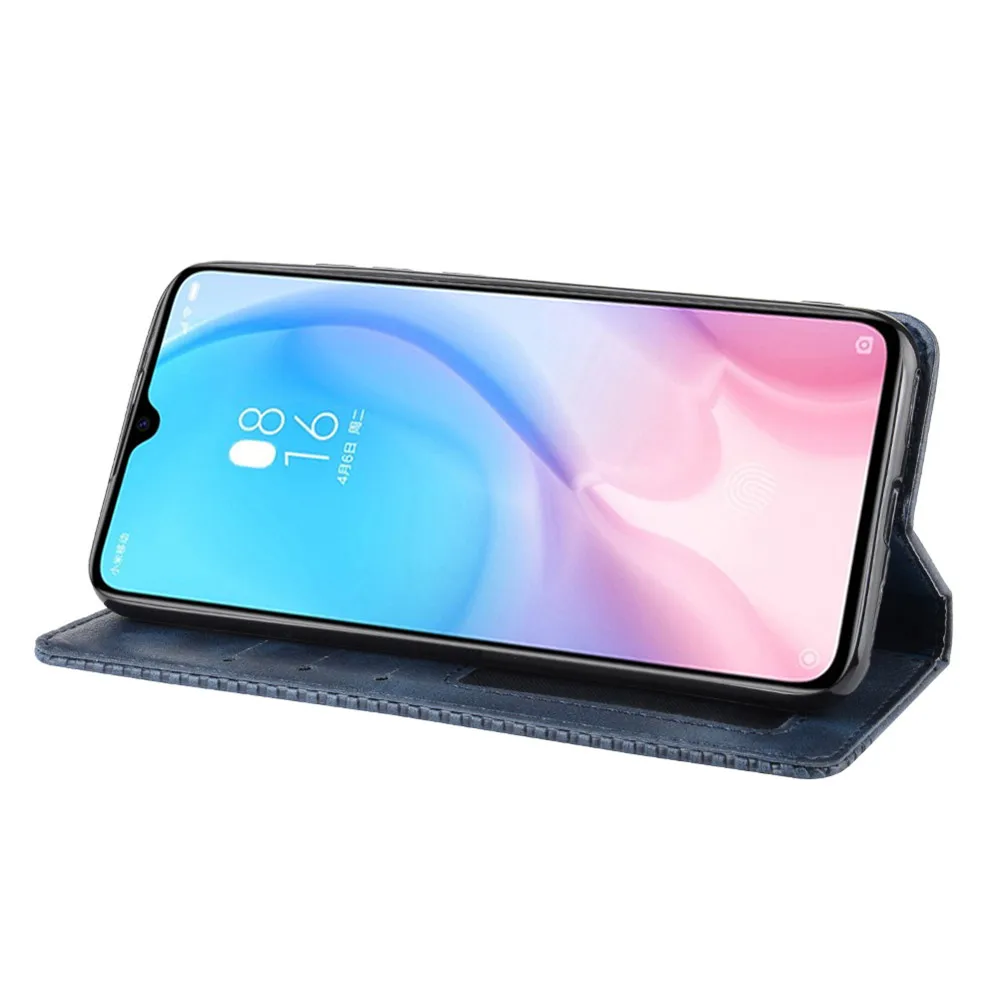 Для fundas xiaomi mi A3 простая, из искусственной кожи чехол-книжка на Коке xiaomi mi a3 Кошелек Стенд телефонные чехлы fone capa