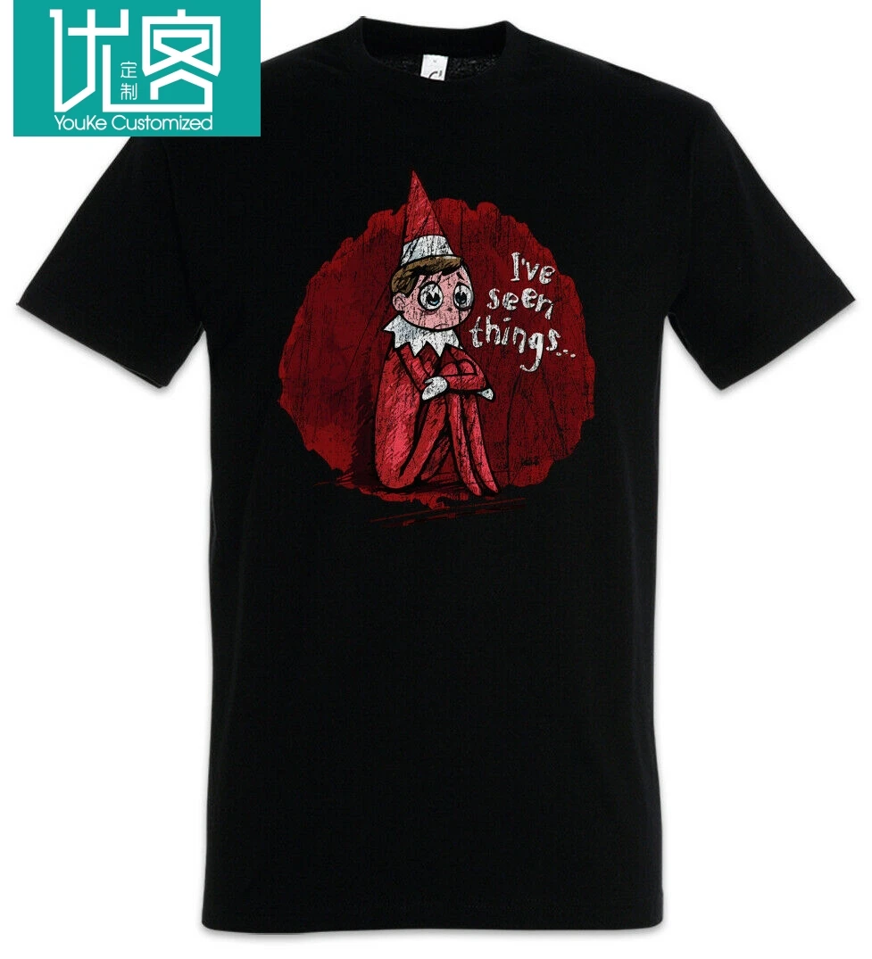 

Elf Has Seen Things T-Shirt The Elf Christmas Santa on the Shelf Fun Scout Elves
