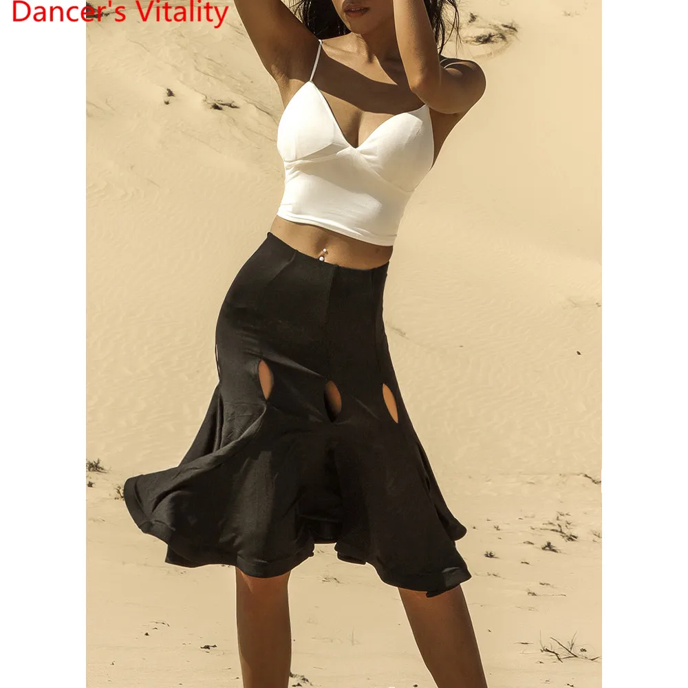 Одежда для латинских танцев для взрослых, тренировочная одежда, топ с нагрудной накладкой, Румба Самба Танго ча, Одежда для танцев