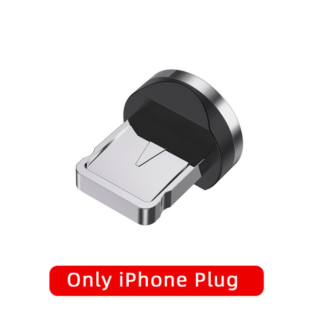 2m LED 540 Rotate Magnetic Cable Micro Type C Phone Cable For iPhone12 Pro XS Max Samsung Xiaomi USB C Cord Wire Cable